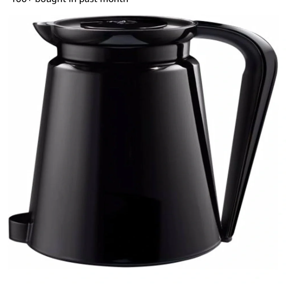 Keurig 2.0 Plastic Carafe 32oz Double-Walled with Easy-Pour Handle, Black